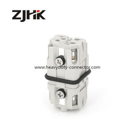پیچ سنگین وظیفه 4 پین کانکتورهای مرد و زن کانکتورهای مربع کانکتور 10A
