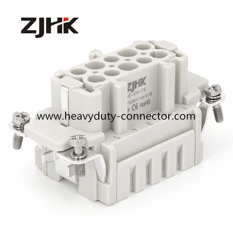 16A 10P FS کار سنگین اتصال قفسه کلیمپ پایان جایگزین Weidmuller HDC HE سری