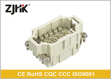 HEE 18pin سنگین وظیفه مستطیل کانکتور Crimp ترمینال پلی کربنات Sabic
